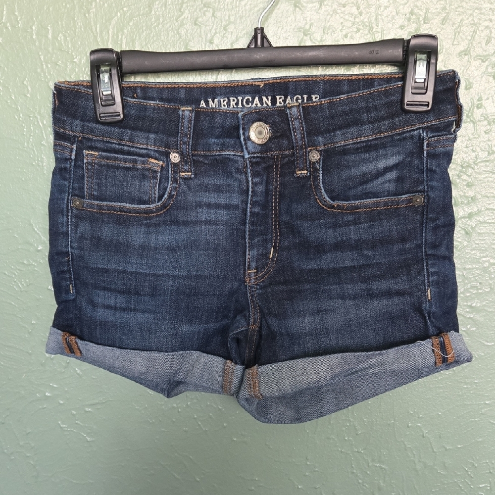 American Eagle Outfitters Blue Jean Shorts Classic Denim Style